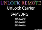 Remote Unlock Service Samsung Galaxy SM-A045F SM-A047F SM-A047M