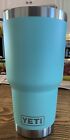 Yeti 30oz Rambler Tumbler with MagSlider Lid - Seafoam. (pre-owned)
