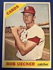 1966 Topps Bob Uecker #91 - St. Louis Cardinals - With Trade Statement SHARP!
