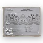 Herrschners Stamped Cross Stitch Kit 11-6215 Sampler Pillowcases New Seasons