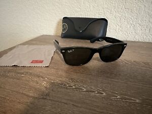 Ray-Ban New Wayfarer Classic Black Sunglasses 55mm