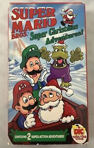Super Mario Bros Super Christmas Adventure VHS DIC Toon Time Cartoon 1991 Video