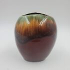 New ListingVintage Roseville RRP Co Art Pottery Vase Planter #1328 USA Drip Glaze Brown