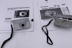 New ListingCamera Lot (2) Vivitar Vivicam X024 Parts**** Fujifilm Finepix 2650 Parts****