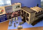 K-Lineville K-4011 Factory Building Kit People Train Layout w-Accessories box