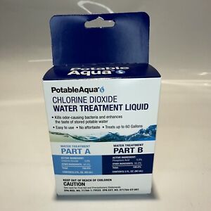 PotableAqua Chorine Dioxide Water Treatment Purification Liquid