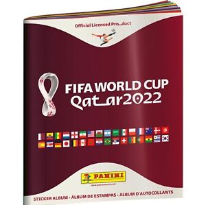 2022 FIFA WORLD CUP QATAR OFFICIAL STICKER BOOK.  ALBUM ONLY