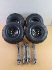 New Bright RC FORD F-150 SVT RAPTOR Replacement Rims Tires And Shocks Lot Only