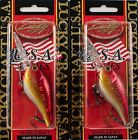 (LOT OF 2) LUCKY CRAFT LC 2.0XD CRANKBAIT 3/5OZ LC2.0XD-273 MS RED E7383