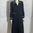 NWT Vintage Button Down Tuxedo Dress Duster Size 16