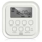 HBN 7 Day Indoor Heavy Duty Digital Timer Dual Outlet On/Off Programs 3-Prong