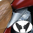 Motorcycle Black Saddle Shield Heat Deflectors Cover For Indian Chief Chieftain (For: Indian Roadmaster)