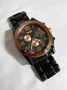 Vestal De Novo DEV010 Quartz Analog Watch Black Gold (needs Battery)