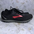 Brooks Pureflow 7 Women's Sz 12 Running Shoes Black Gray Red Athletic Sneakers