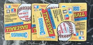 1991 Donruss Series 1 Baseball Puzzle And Card Wax Packs Factory Sealed Lot Of 2