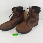Lands End Men's All Weather Leather Insulated Winter Snow Boots size 12D