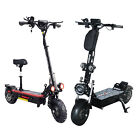 5600-8000W Foldable Electric Scooter Adult Dual Motor 11in Turbo Off Road Tires