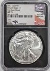 2021 American Silver Eagle T1 NGC MS70 - First Day of Issue John Mercanti 6058
