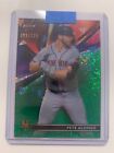 New Listing2021 Pete Alonso Topps Finest Green Speckle Refractor #29 NY METS #D /125