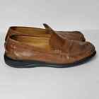 Cole Haan Mens Air Dempsey Loafers 10.5W Brown Leather Slip On Venetian Shoes