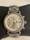 Michele 71-4000 CSX Diamond Chronograph Watch Mother Of Pearl Dial New Battery