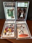 Lot Of 4 Graded Sports Cards - BGS CSG BCCG - Basketball Football - 8.5/10