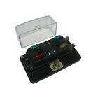 4 Way Mini ATM Blade Fuse Block Holder With Cover Side Terminal Bussed Power