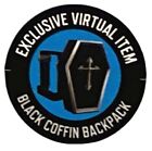 Roblox BLACK COFFIN BACKPACK Code Only Exclusive Virtual Item Mystery Series 2
