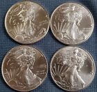 4 2021 TYPE 1 AMERICAN SILVER EAGLE UNCIRCULATED ONE OUNCE COIN