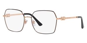 BVLGARI Eyeglasses BV2240 2023 Pink Gold & Black Frame W/ Clear Demo Lens