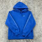 Obey Sweater Large Mens Blue Royal Logo Graphic Pullover Sweatshirt Hoodie
