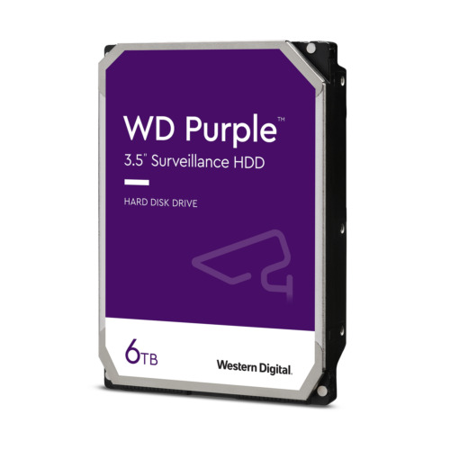 Western Digital 6TB WD Purple Surveillance HDD, Internal Hard Drive - WD63PURZ