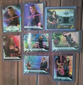 WWE Nia Jax Lot Mat Relic     Numbered /50 Also 1 Card 1/99