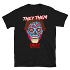 OBEY They Them Pronouns T Shirt THEY LIVE MOVIE