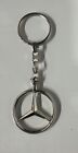 Mercedes Benz Chrome Silver Metal Car Keychain Keyring Key Chain