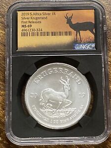 2019 South African Krugerrand MS 69 NGC R1 First Releases