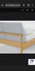 wooden platform bed frame queen