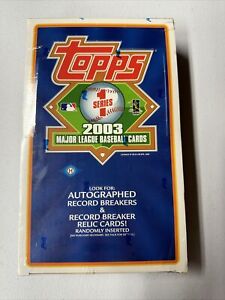 2003 Topps Series 1 One Baseball Factory Sealed Jumbo Hobby Box *BEST PRICE*