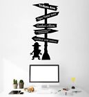 Phineas And Ferb Pathway Sign Wall Sticker Vinyl Art Decal Decor Kids Room Home