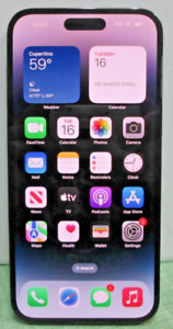AT&T Apple iPhone 14 Pro Max eSIM 128GB   Black MQ8N3LL/A A2651 READ CHECK IMEI