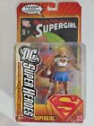 NEW 2006 DC JUSTICE LEAGUE SUPERGIRL ACTION FIGURE WITH COMIC BOOK SUPERMAN! a62