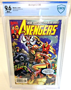 The Avengers Vol. 3 # 36 BONUS POSTER BY ALAN DAVIS Graded 9.6
