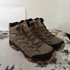 Men's Merrell Moab 3 Mid Waterproof, Olive/Gum Hiking Boots Size 12 J036549W