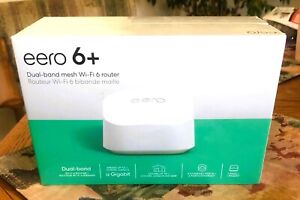 eero 6+ plus  Mbps 2 Port 574 Mbps Wireless Router R010211 NEW SEALED