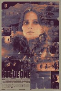 Rogue One Star Wars - Krzysztof Domaradzki - Ivory Art Print Movie Poster (AP)