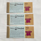 Vintage Tickets Disneyland Park 1970s 3 Sequentially Numbered Books Collectors