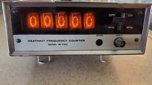 Heathkit IB-1100 Nixie Tube Frequency Counter