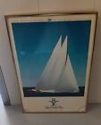 LOUIS VUITTON CUP SAILING YACHTING POSTER by RAZZIA 1986-87 Perth Australia LV