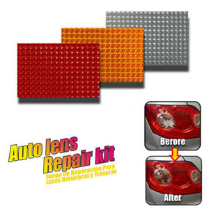 Car Auto Lens Repair Tool Kit 3 Colors for Tail Lights Turn Signals Clear Lenses (For: Mini)