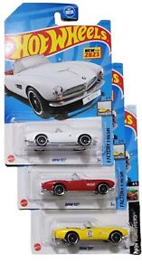 1:64 2023 BMW 507 Hot Wheels Lot Of 3 White Red Yellow